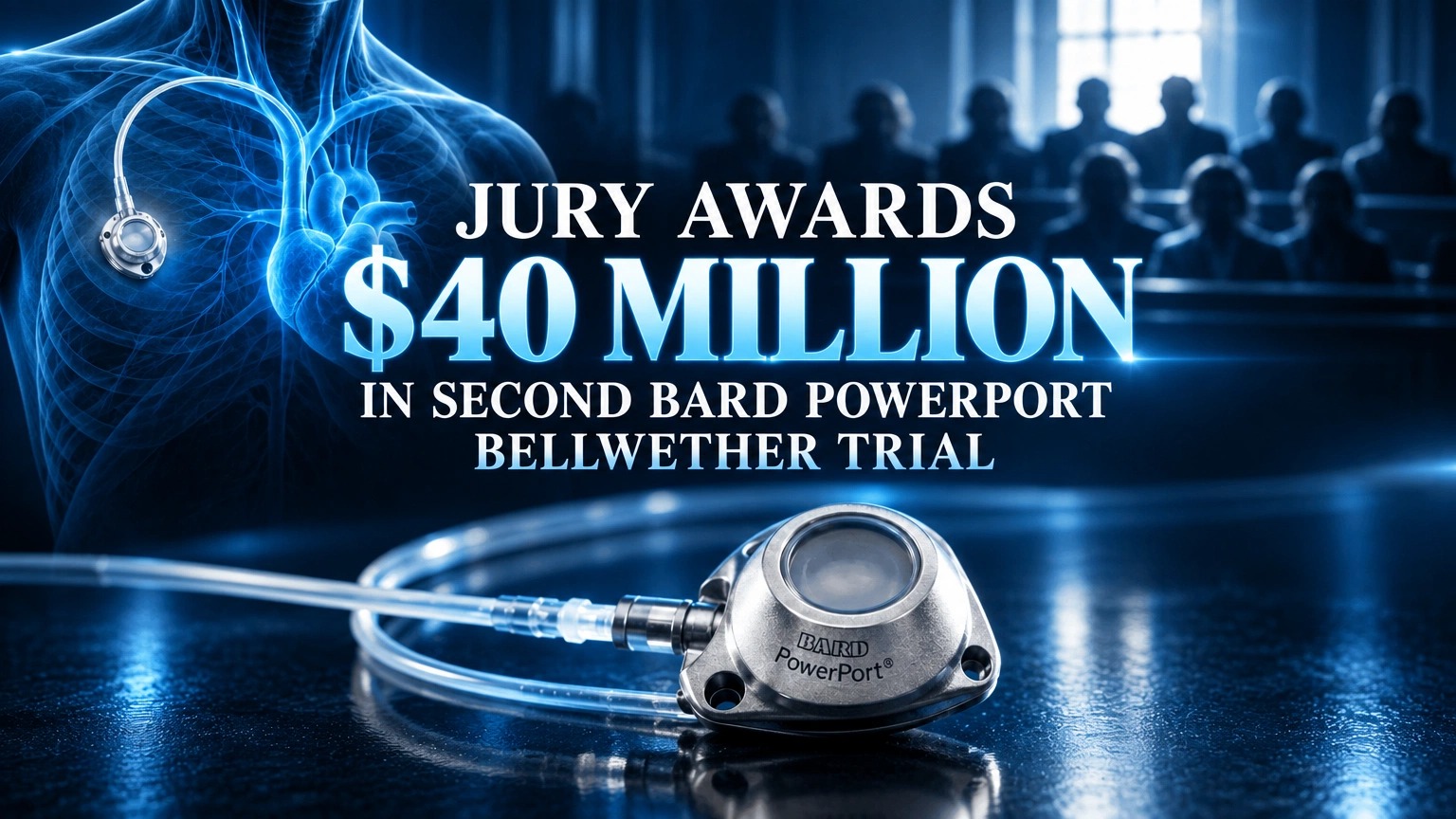 Jury awards $40 million in second Bard PowerPort bellwether trial